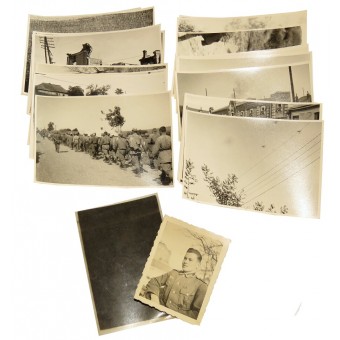 Fotos van het oostkant. Fotos van de Battle-beschadigde KV1-S. Espenlaub militaria